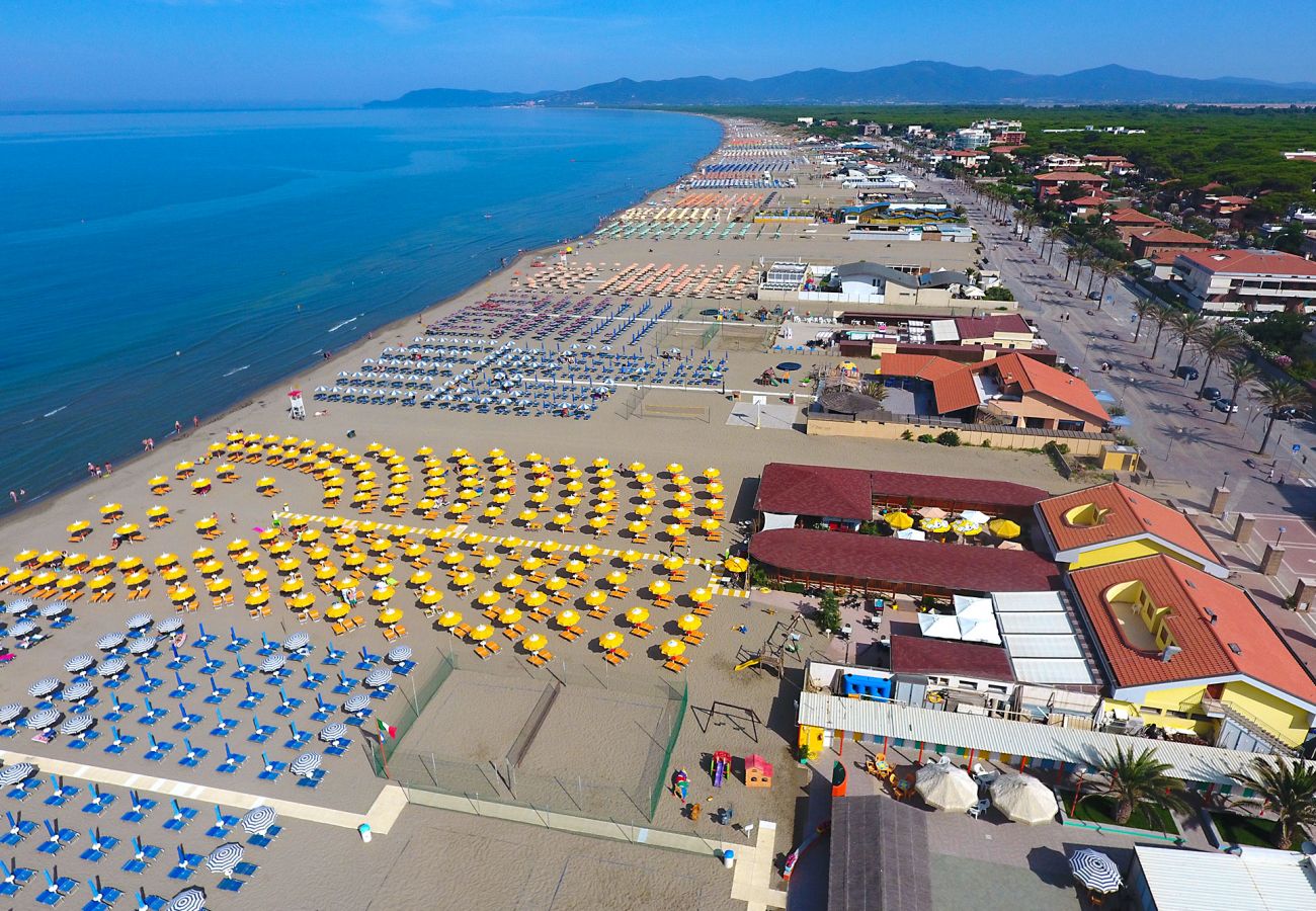 Der Bagno Capri in Marina di Grosseto - Toskanische Maremma