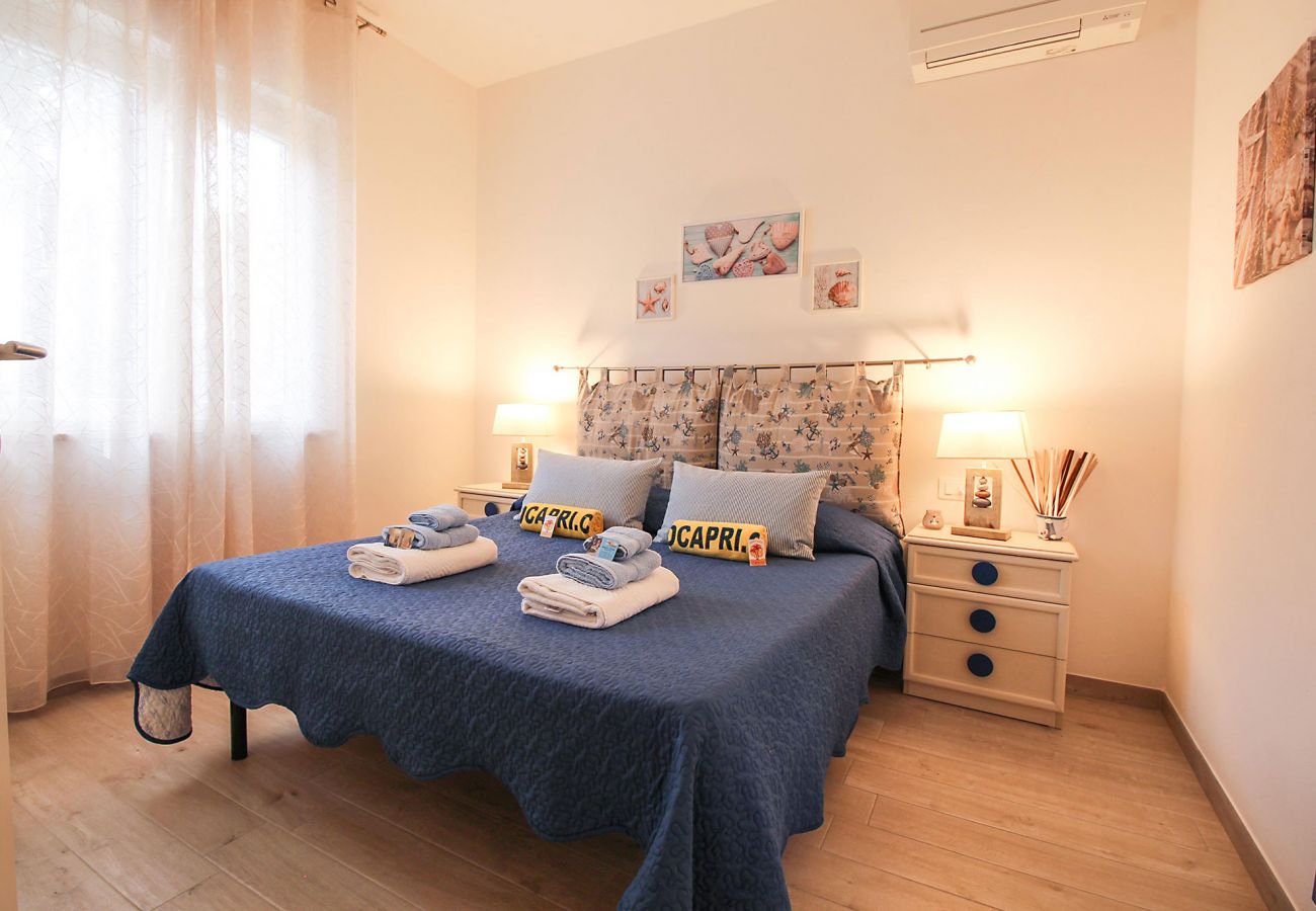 Marina di Grosseto-Il Timone Apartment - Das klimatisierte Schlafzimmer