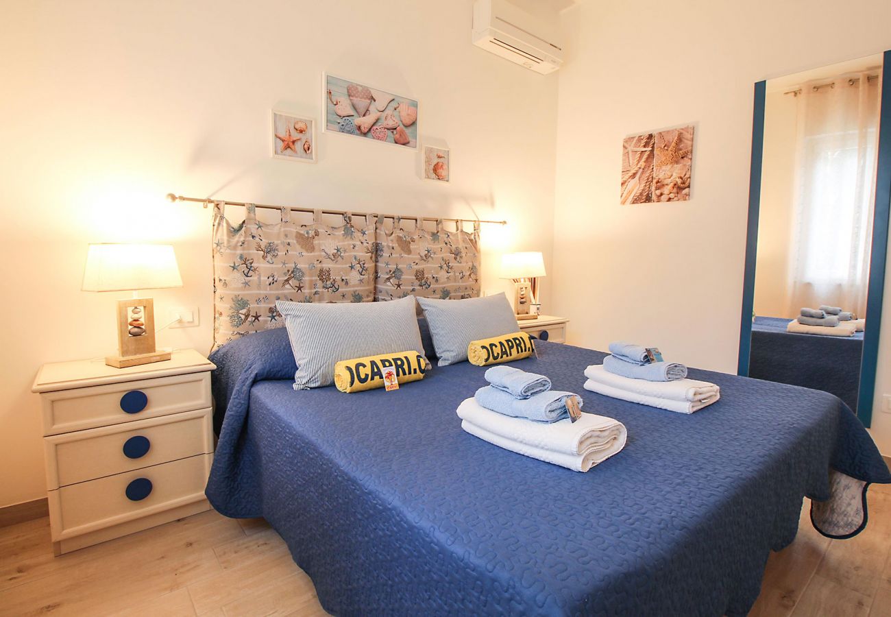 Marina di Grosseto-Il Timone Apartment - Das komfortable Doppelbett