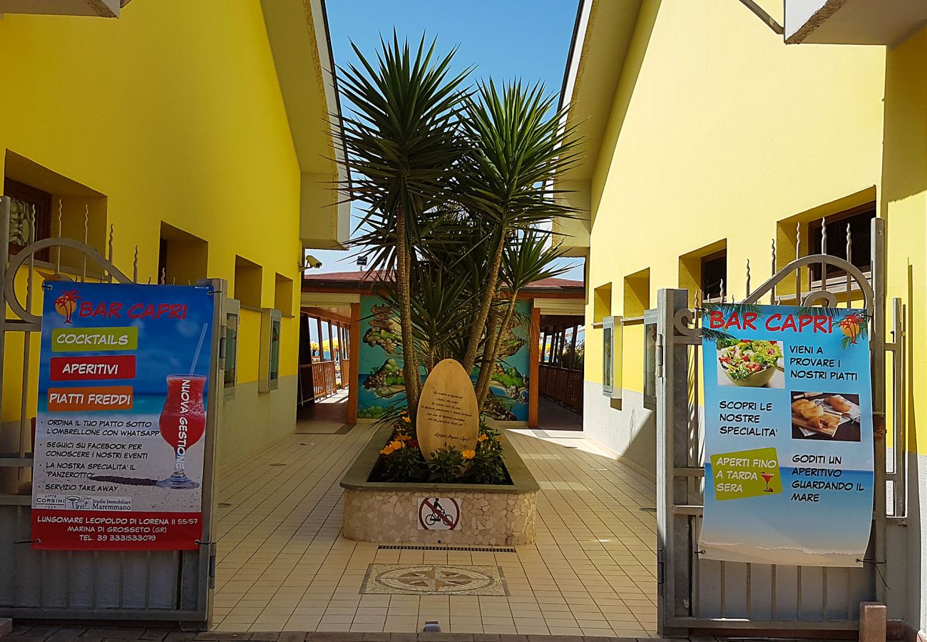 Marina di Grosseto - Das Bagno Capri für die Gäste der Residence Il Faro