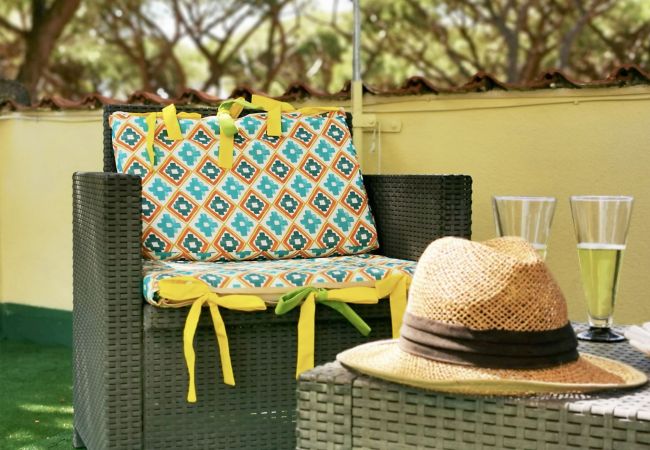 Marina di Grosseto - Wohnung Lavanda - Entspannen Sie sich auf der Terrasse