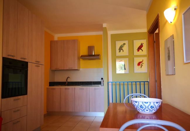 Principina mare -Wohnung Bruno-Die Küche-Wohnzimmer