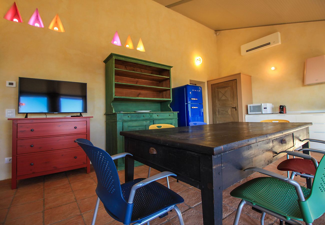 Ferienhaus in Magliano in Toscana - La Centurina mit Panoramablick