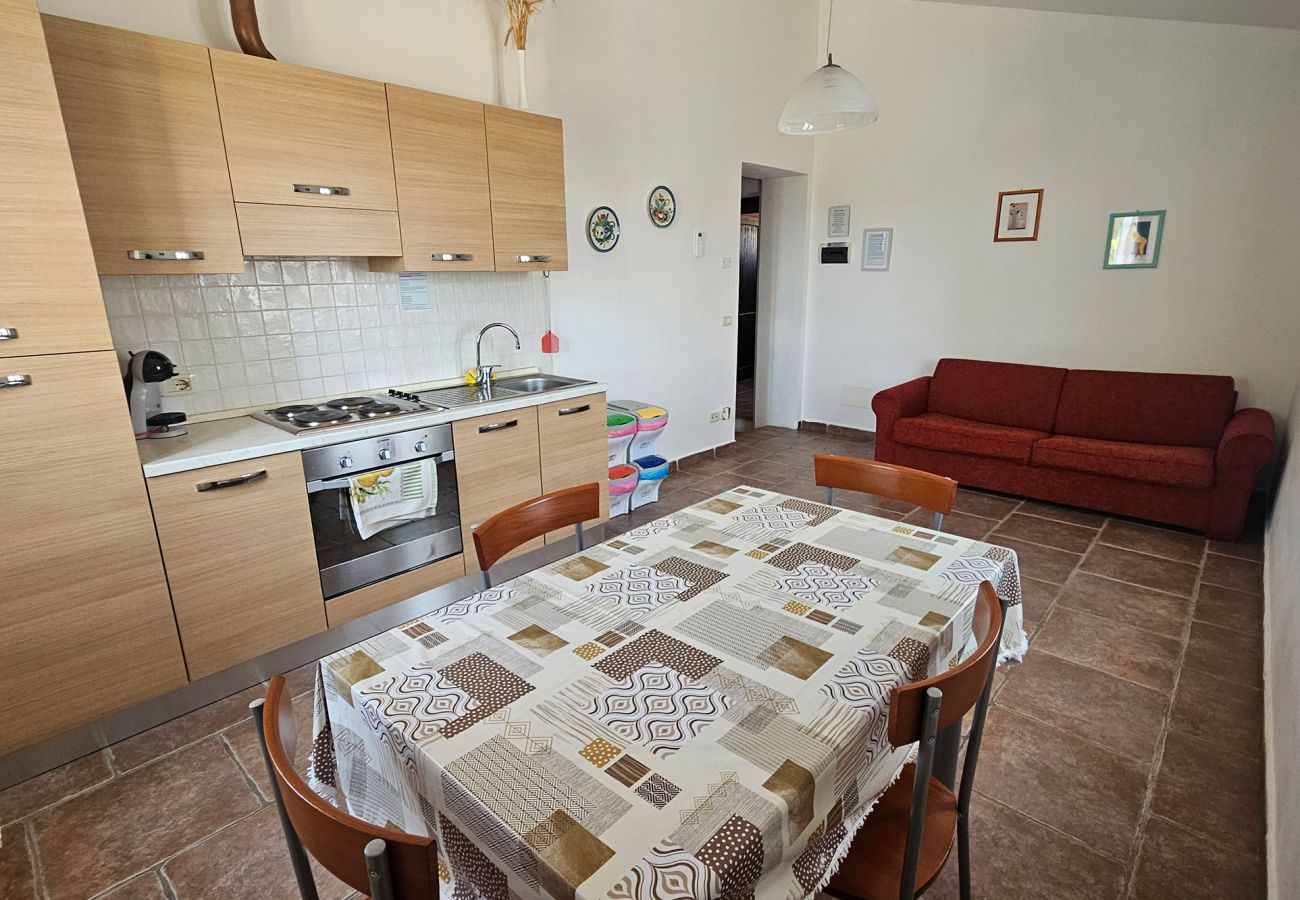 Ferienwohnung in Scansano - Wohnung Sicomoro, auf dem Land mit Pool