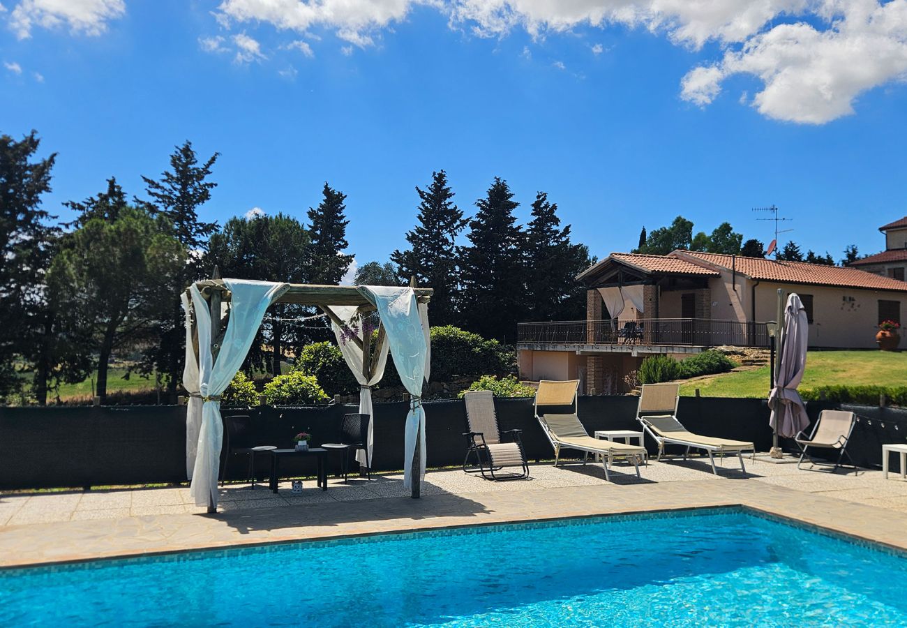Ferienwohnung in Scansano - Wohnung Sicomoro, auf dem Land mit Pool