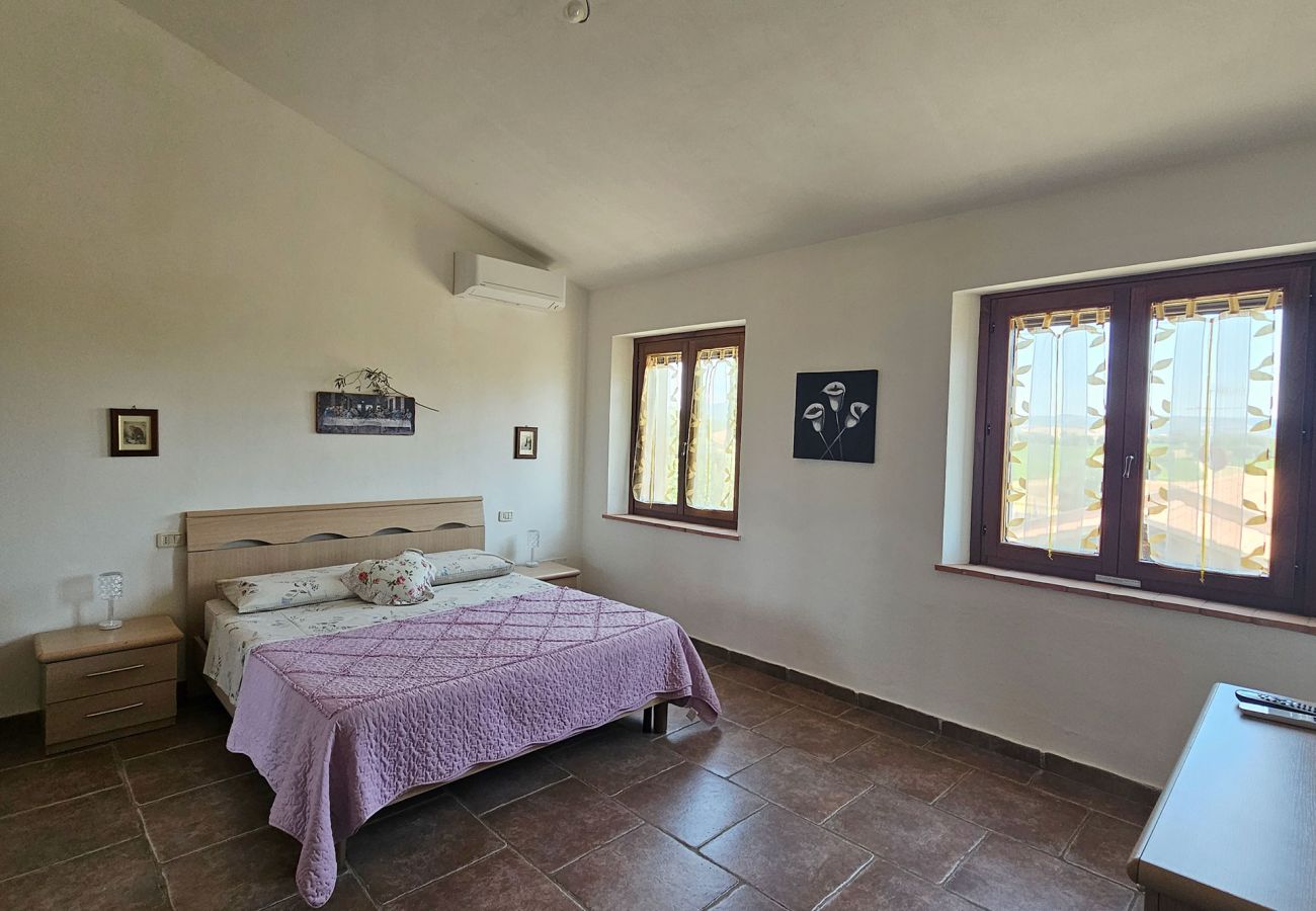 Ferienwohnung in Scansano - Wohnung Sicomoro, auf dem Land mit Pool