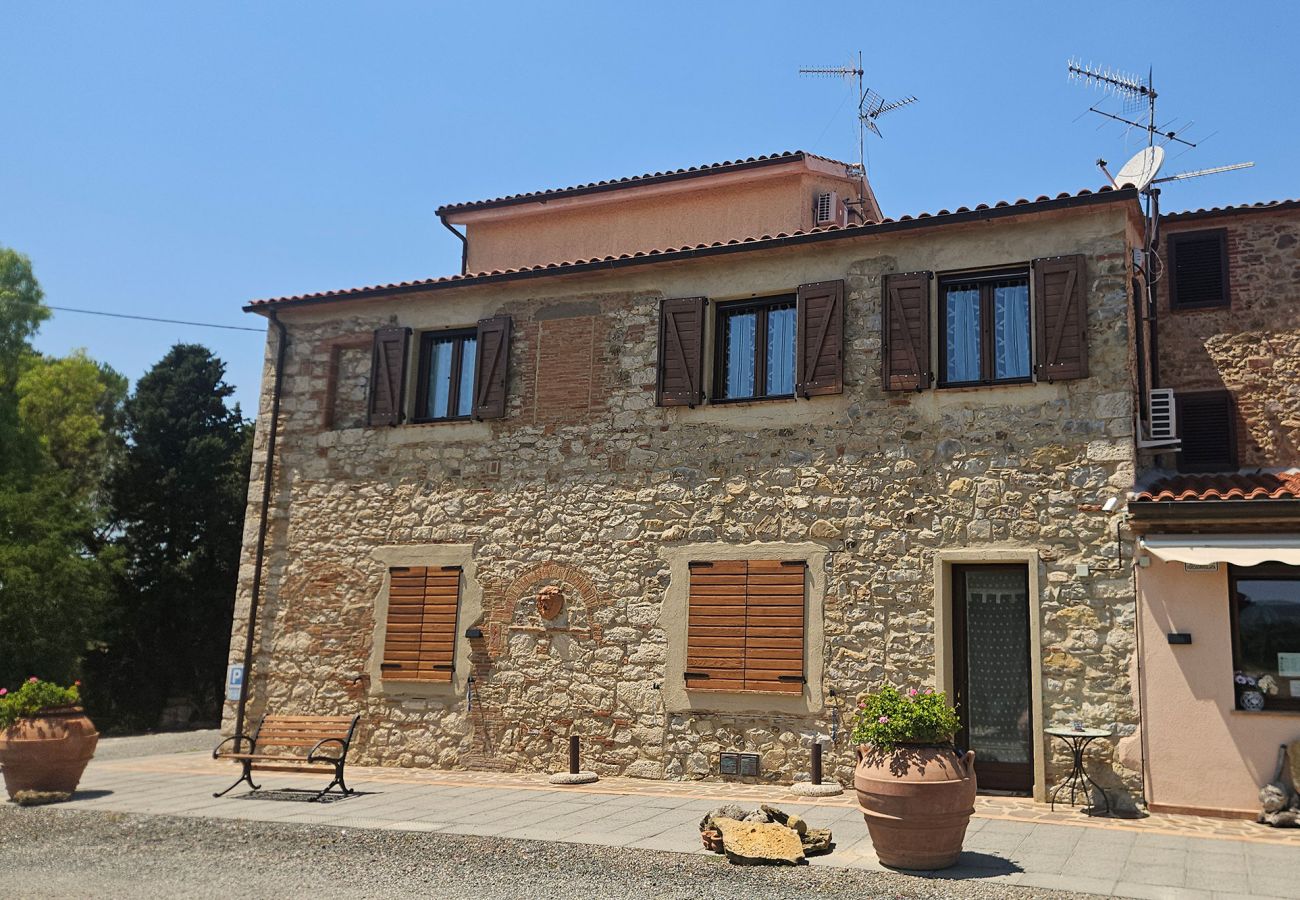 Ferienwohnung in Scansano - Wohnung Sicomoro, auf dem Land mit Pool