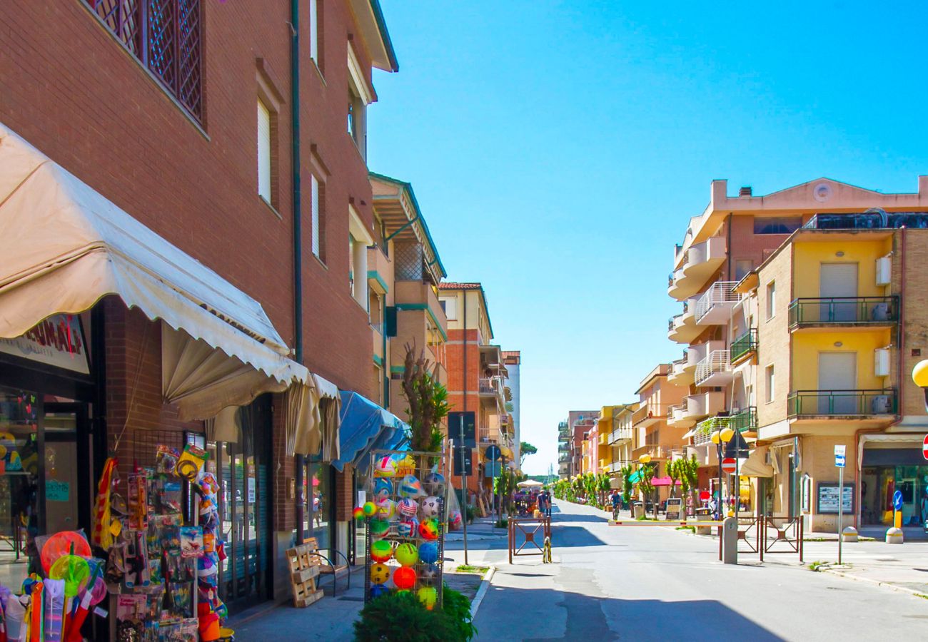 Marina di Grosseto - La rue piétonne