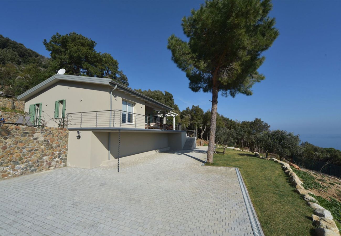 Villa à Marciana Marina - Villa Laura Île d'Elbe avec vue sur la mer