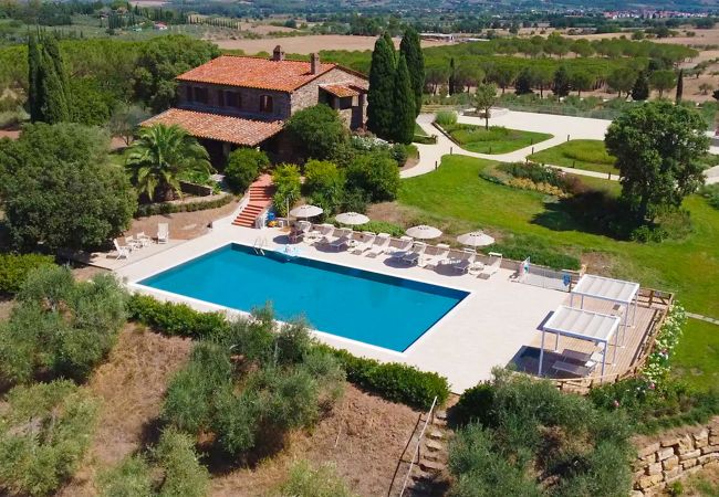 Villa a Scarlino - Villa Campo Valerio con grande piscina Villa a Scarlino - Villa Campo Valerio con grande piscina