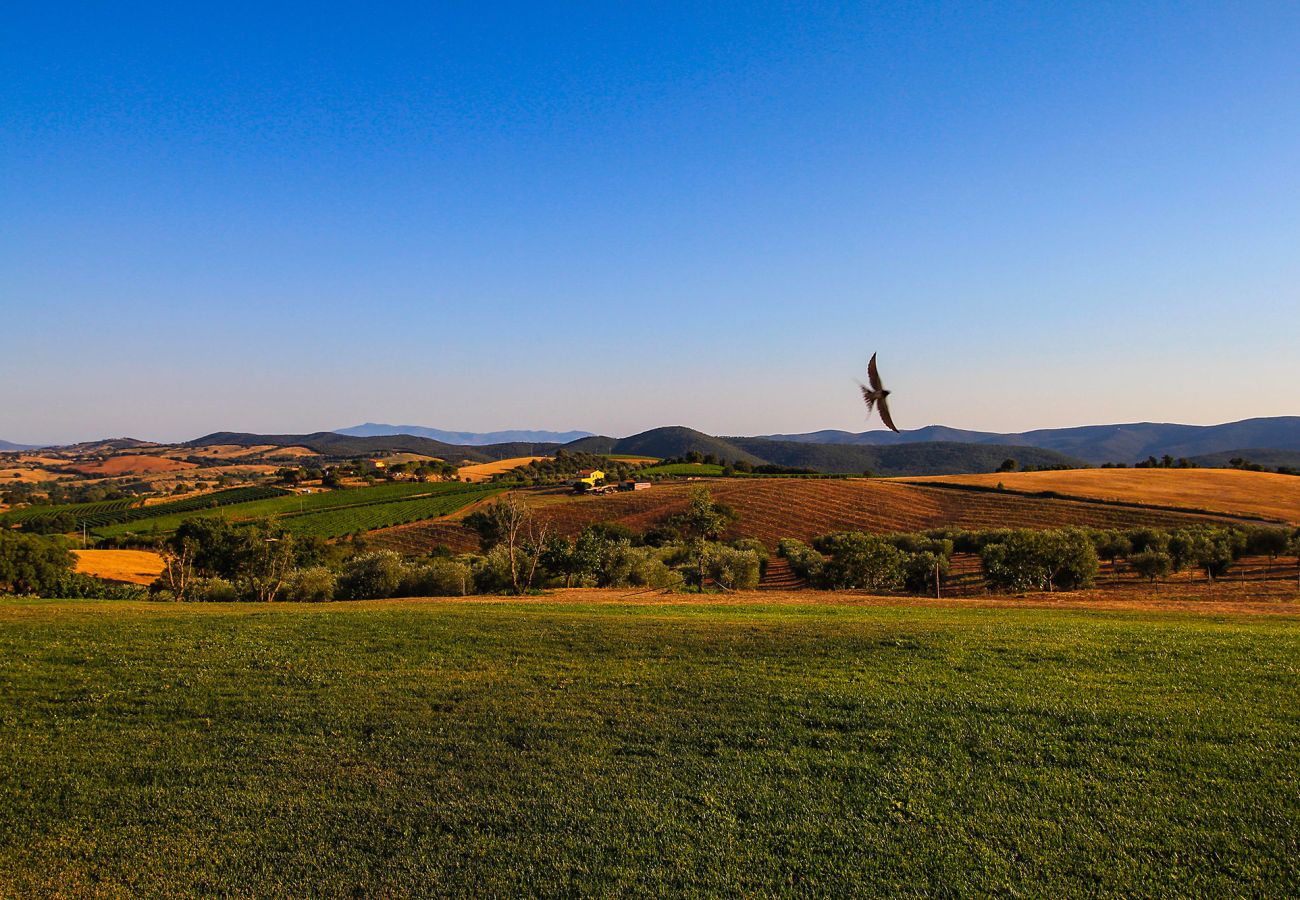 Casa a Magliano in Toscana - La Centurina con vista panoramica