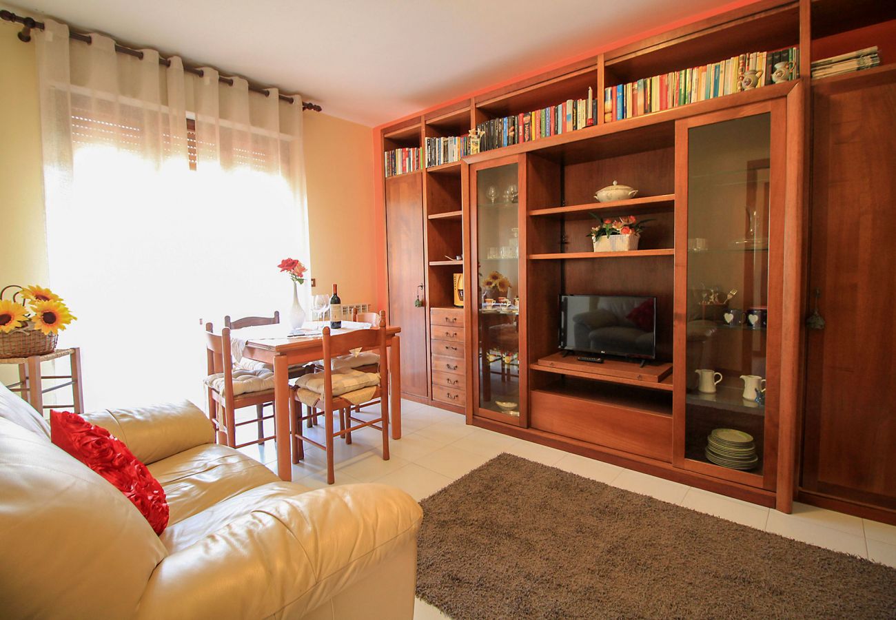 Porto S. Stefano-Pozzarello Apartment - The welcoming living room
