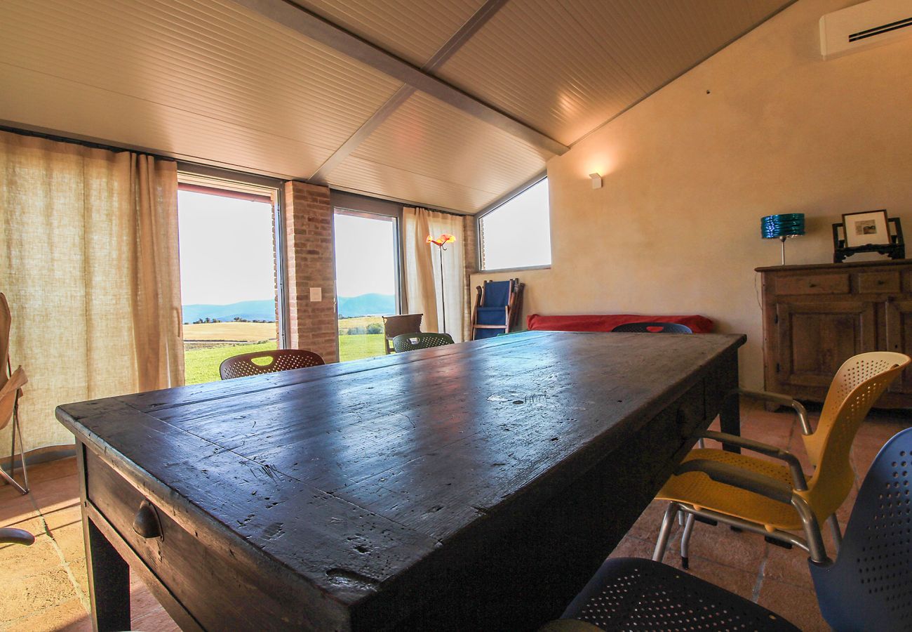 House in Magliano in Toscana - La Centurina with panoramic view