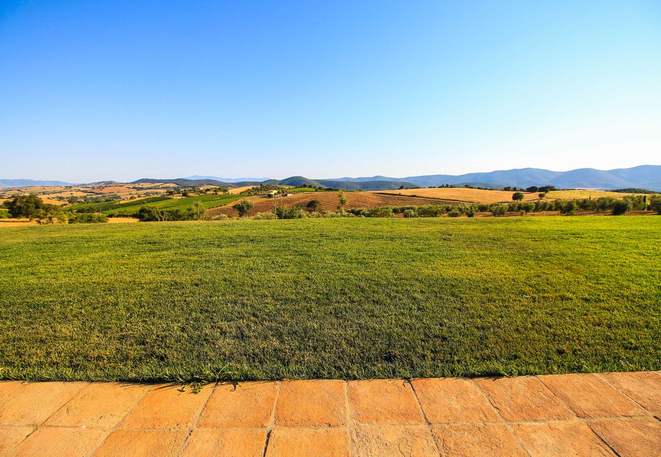 House in Magliano in Toscana - La Centurina with panoramic view