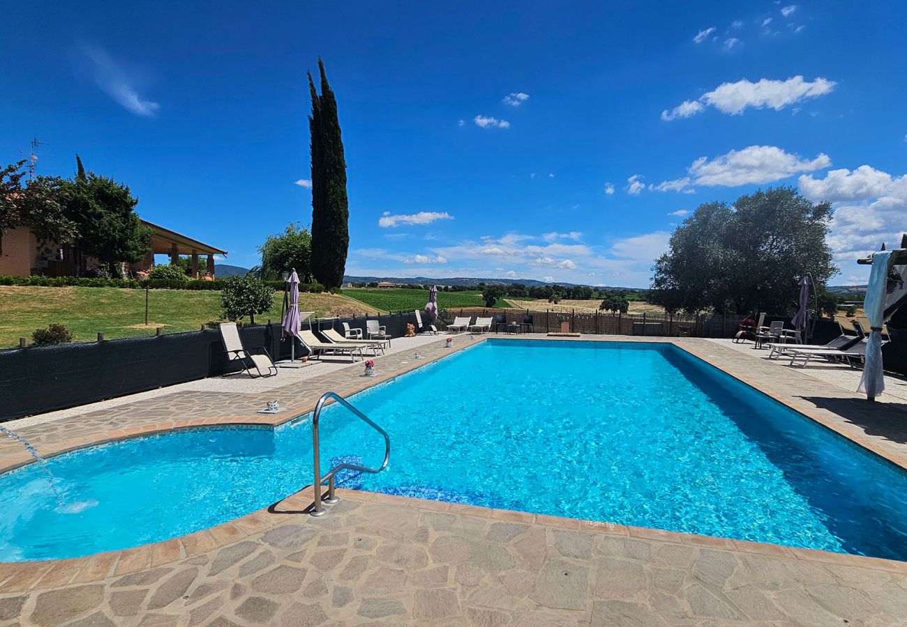 Apartment in Scansano - Apartment Roggiano Tuscan countryside with pool