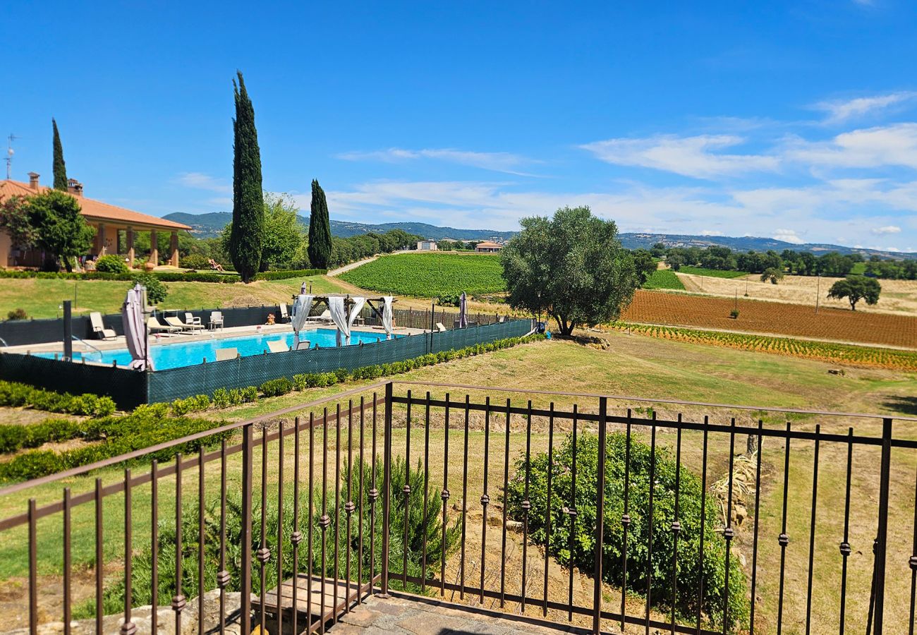 Apartment in Scansano - Apartment Roggiano Tuscan countryside with pool